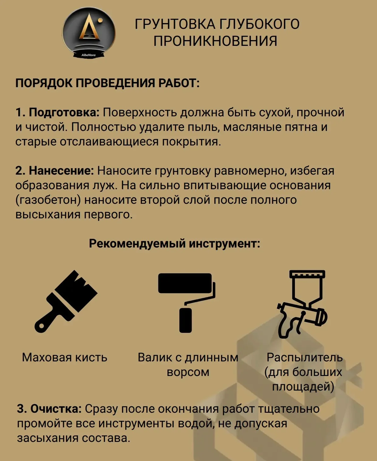 Грунтовка Глубокого Проникновения AlbaNova - миниатюра 2