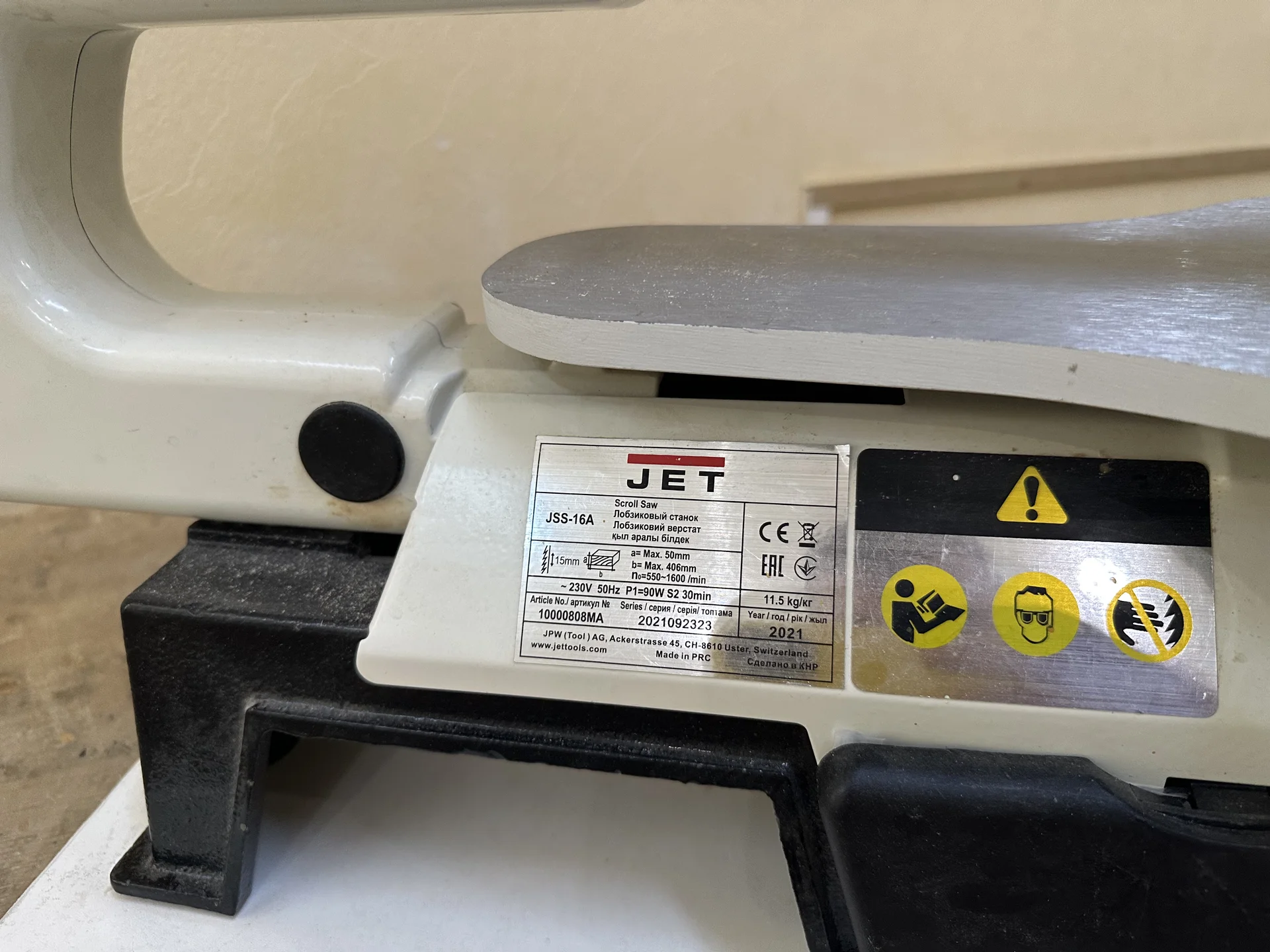 лобзиковый станок JET JSS16A - миниатюра 6
