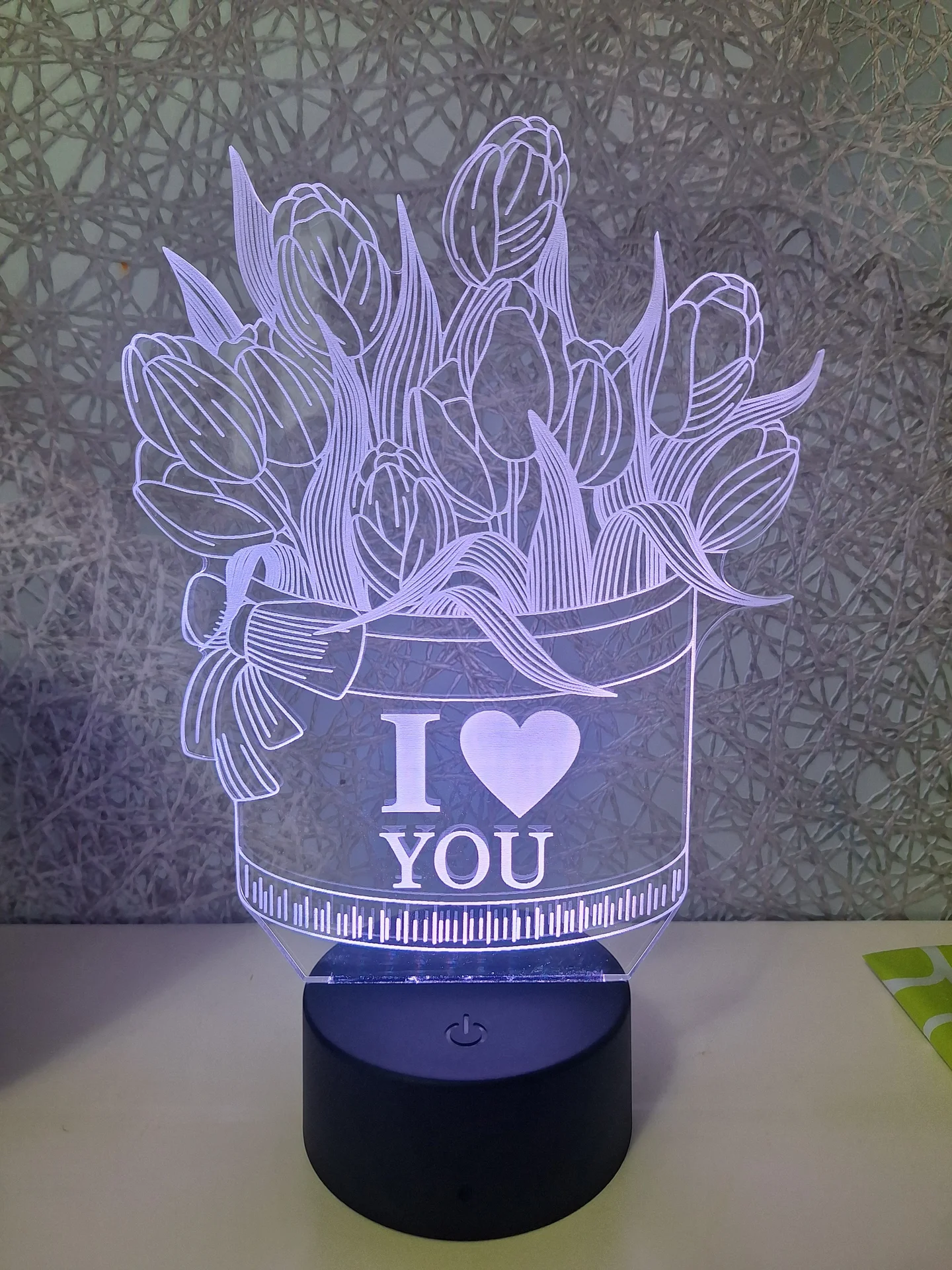 Светильник ночник I love you 3D - изображение 1