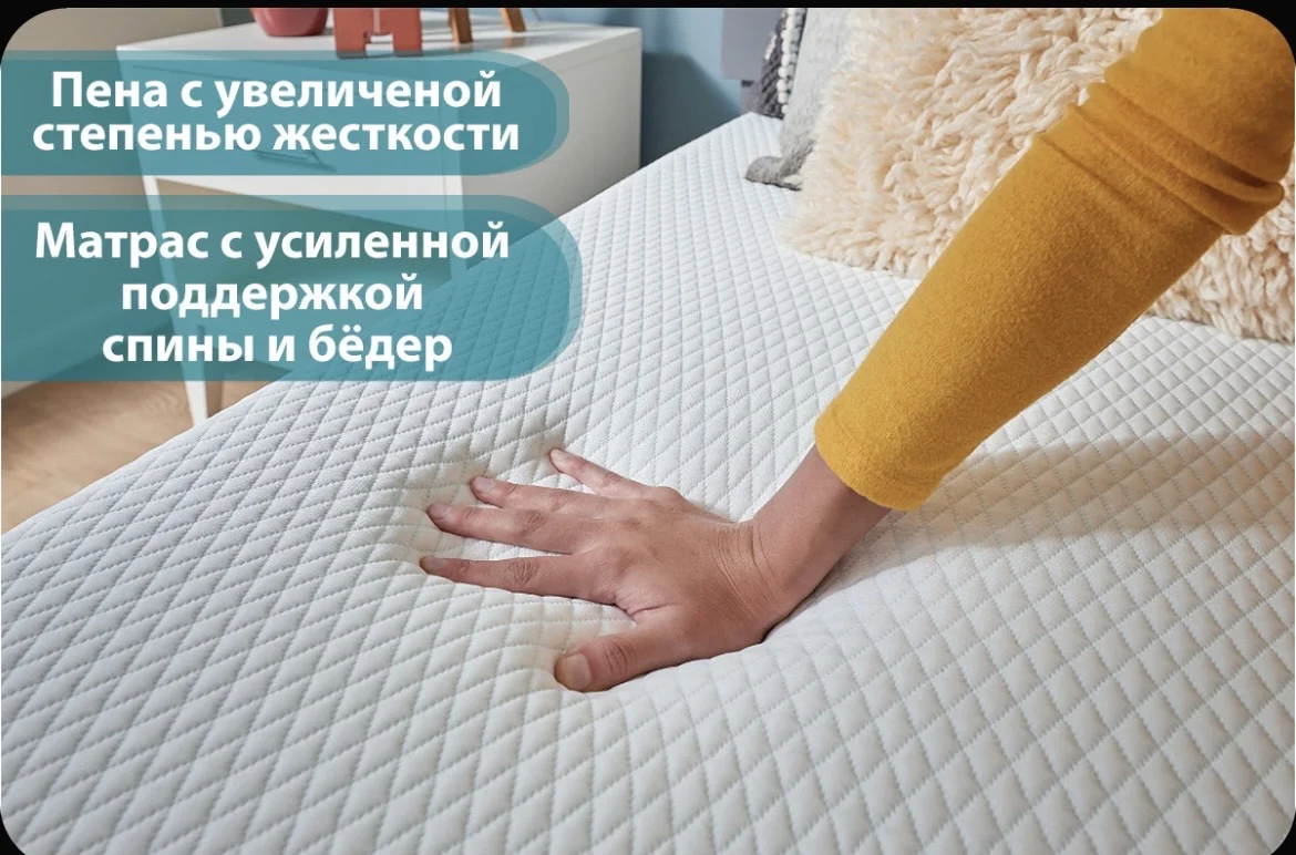 безпружинный матрас 75*175 запакован - миниатюра 2