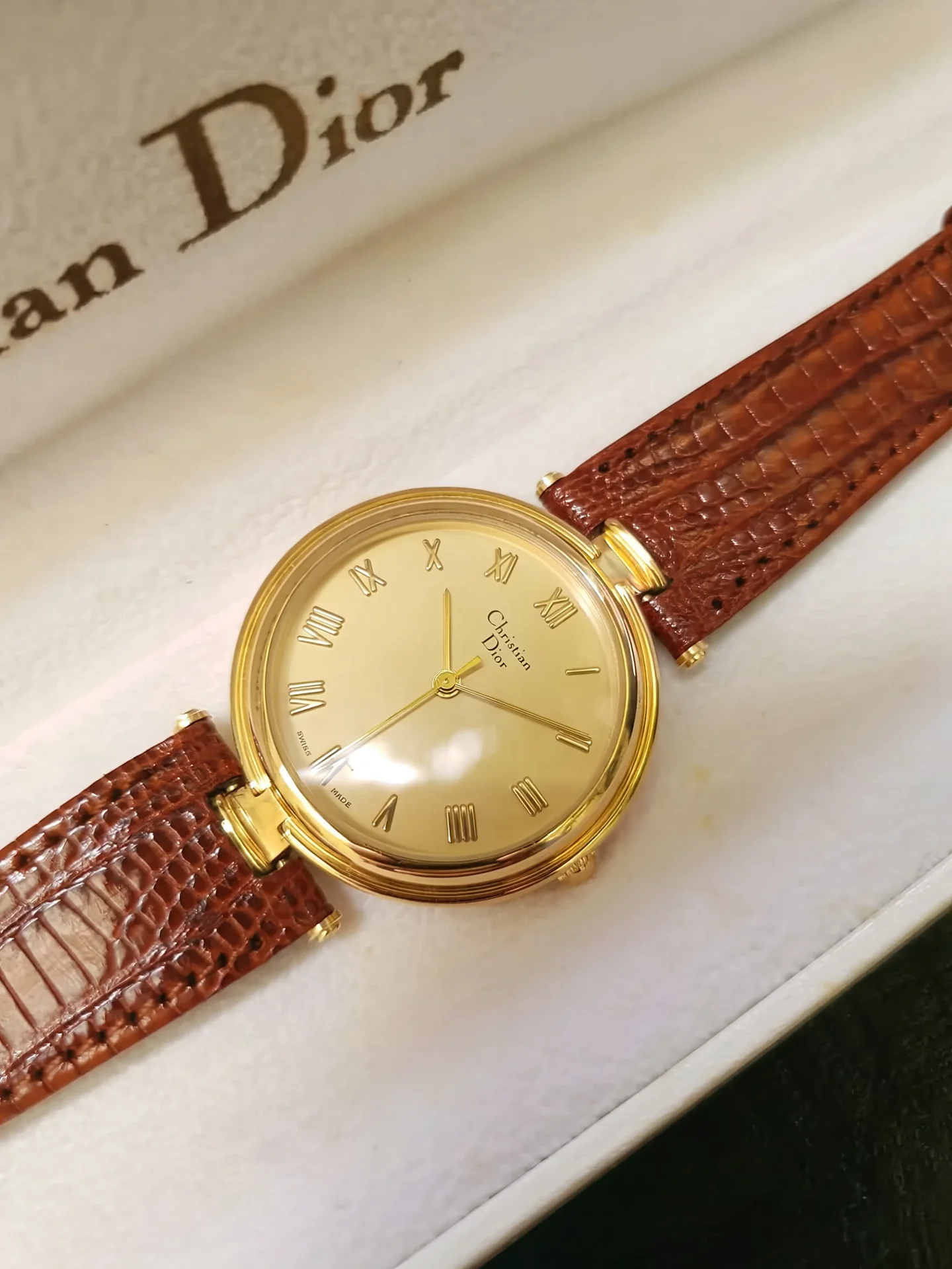 Винтажыне часы Christian Dior - миниатюра 6