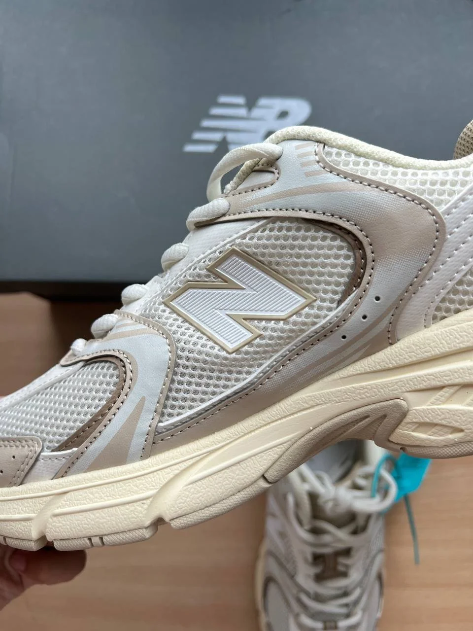 Кроссовки New Balance 530 оригинал beige - миниатюра 3