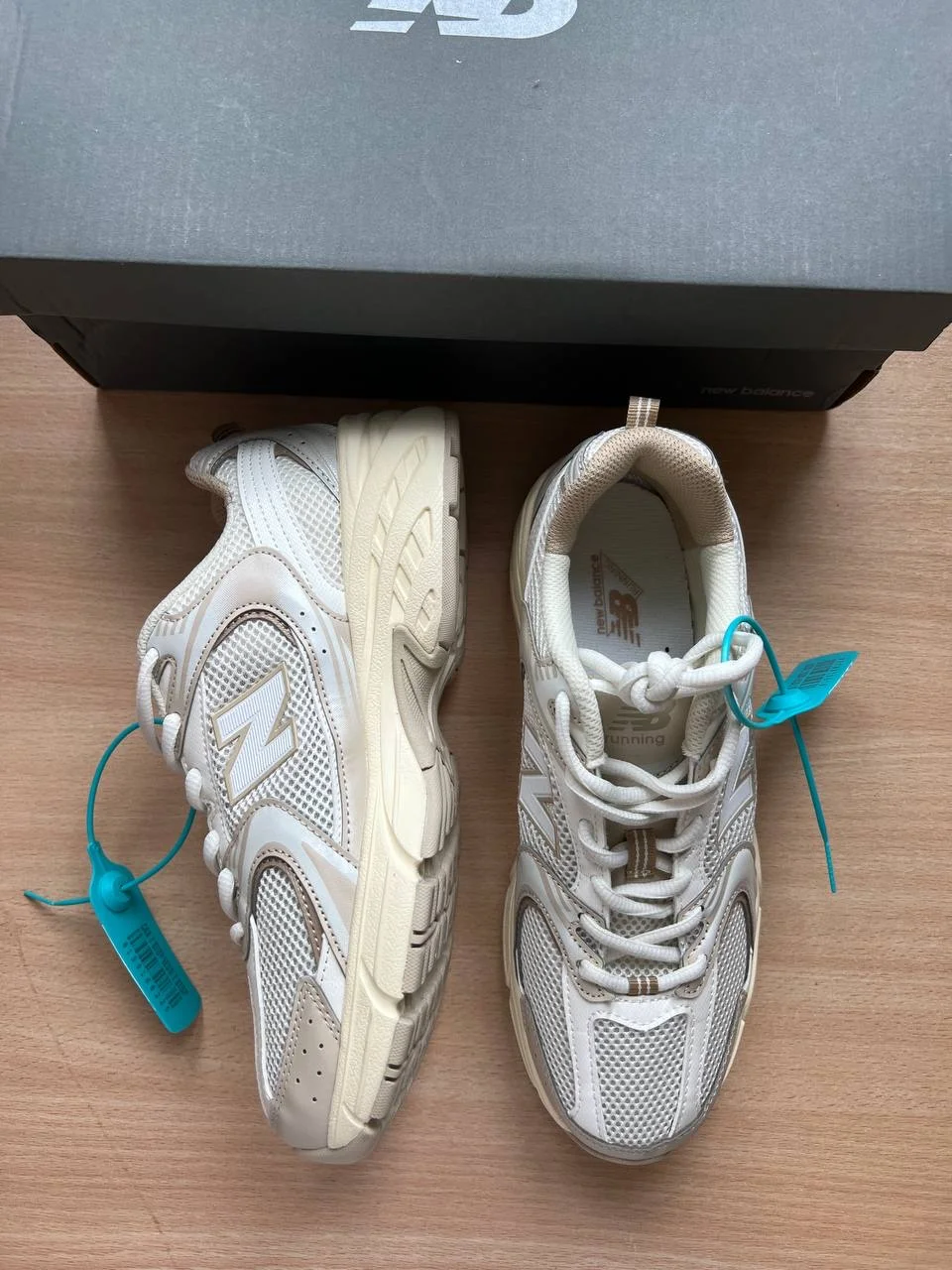 Кроссовки New Balance 530 оригинал beige - миниатюра 5