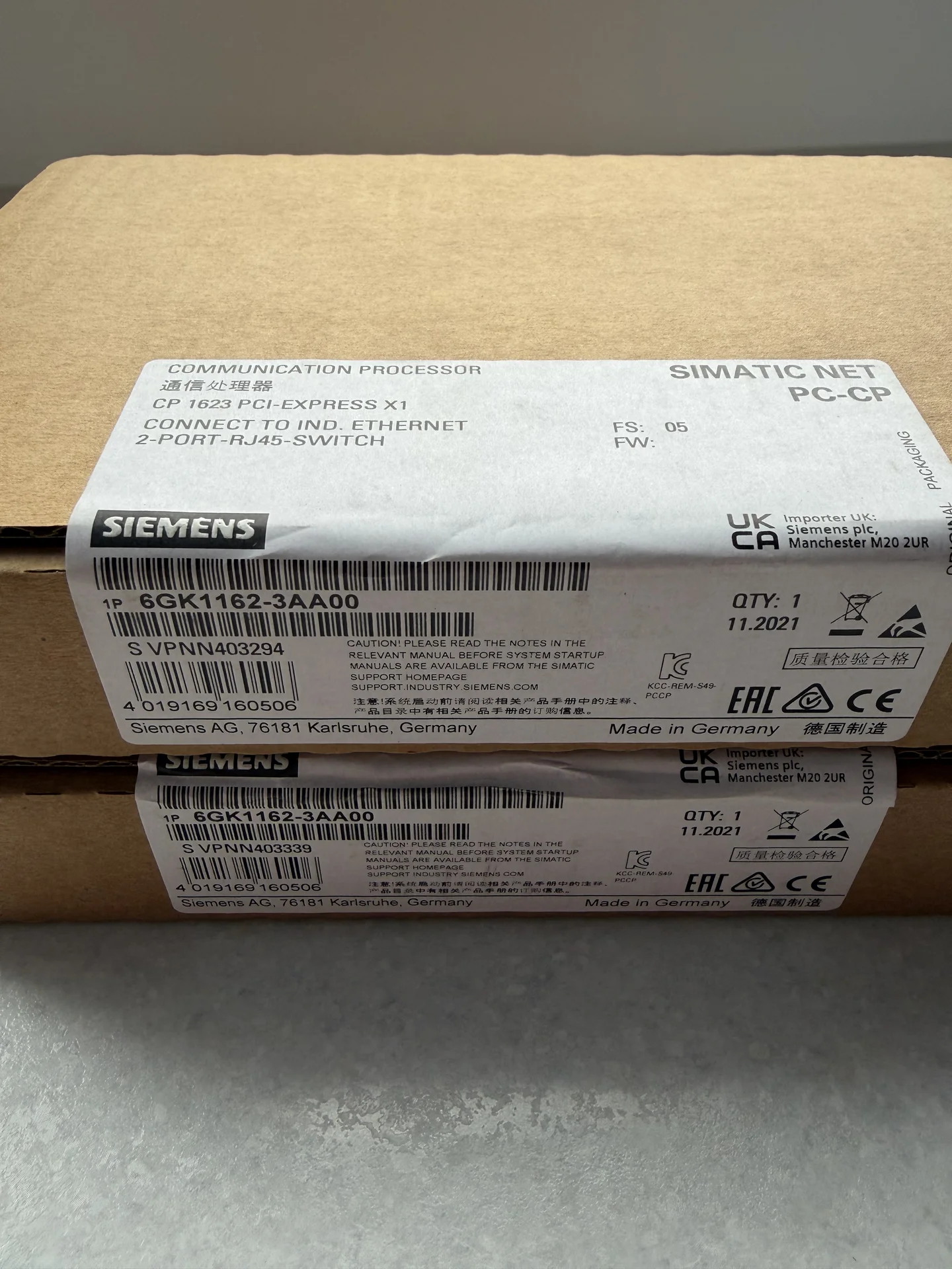 Коммуникационный процессор Siemens 6GK1162-3AA00 - миниатюра 4