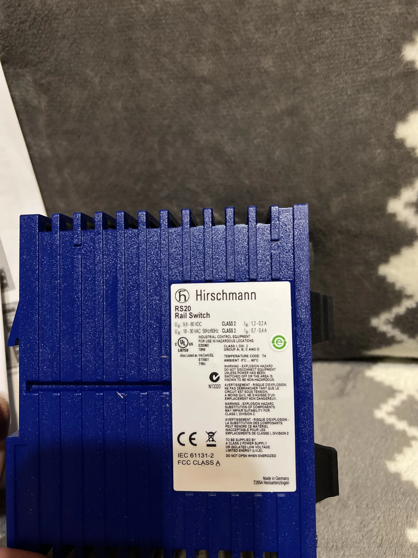 Коммутатор Hirschmann RS20-1600 - миниатюра 3