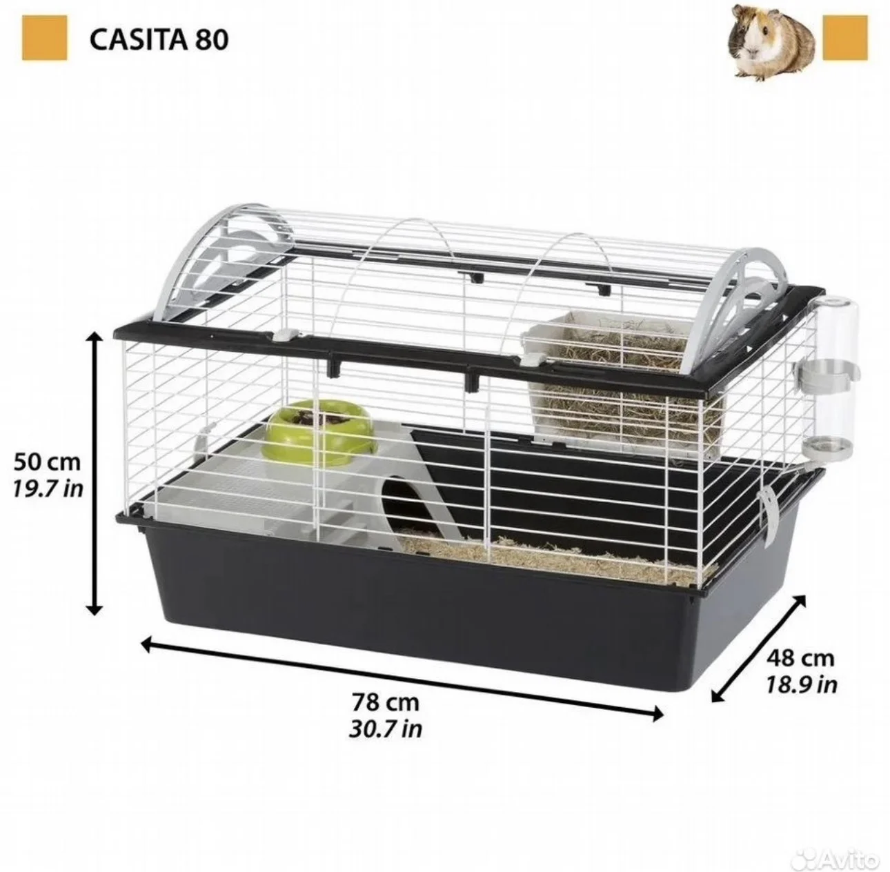 Клетка для грызунов ferplast casita 80 - миниатюра 6