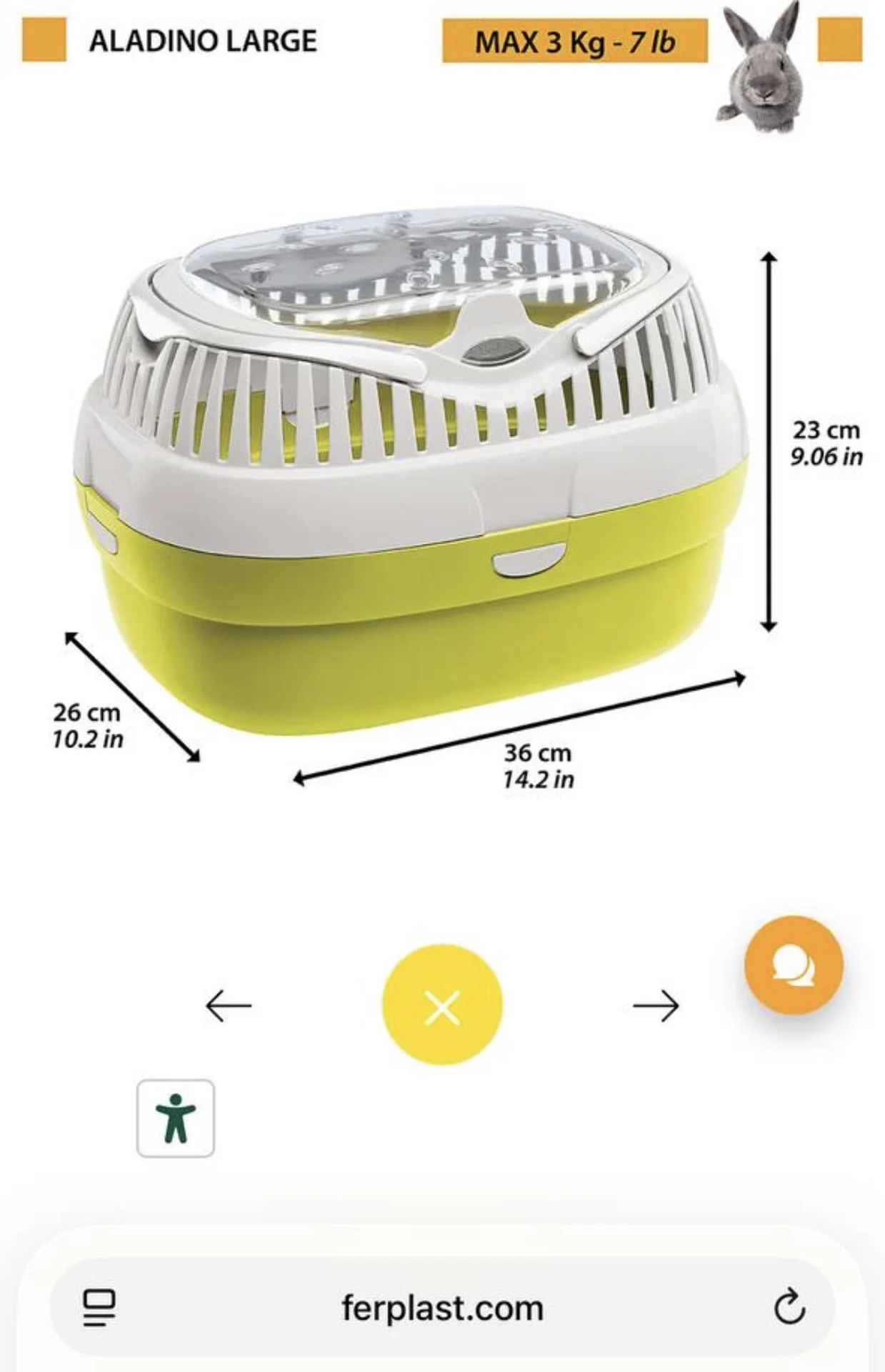 Переноска Ferplast large - миниатюра 8