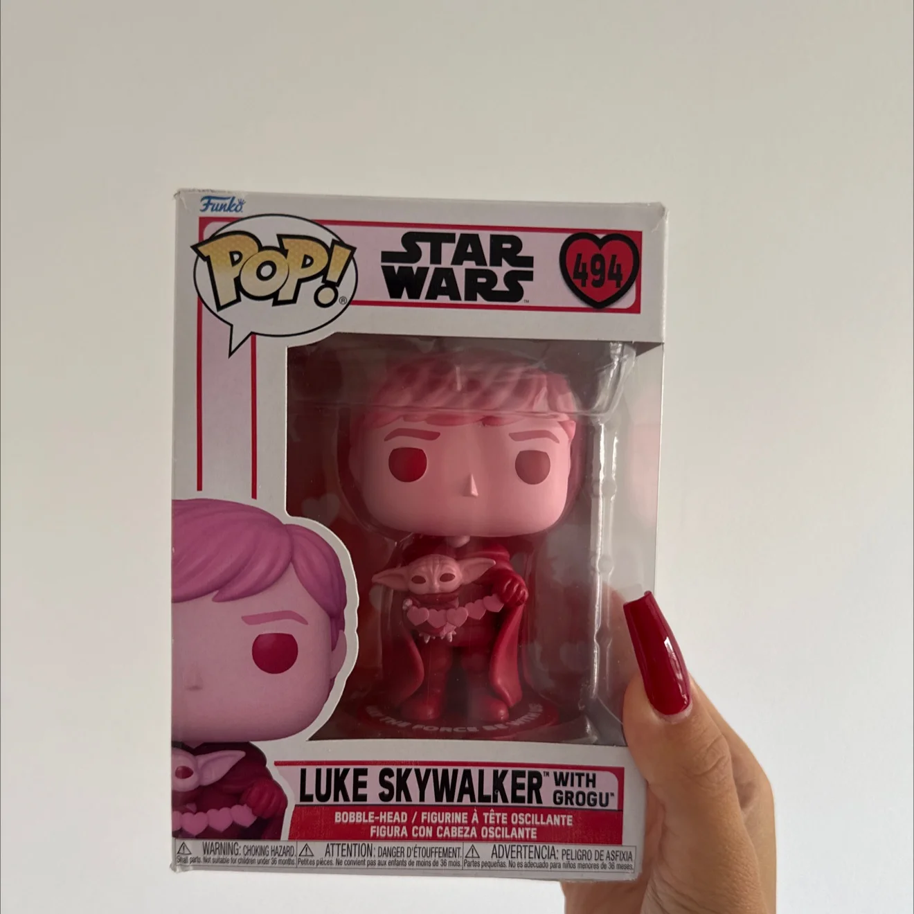 Funko pop Luke skywalker with grogu 494 - изображение 1