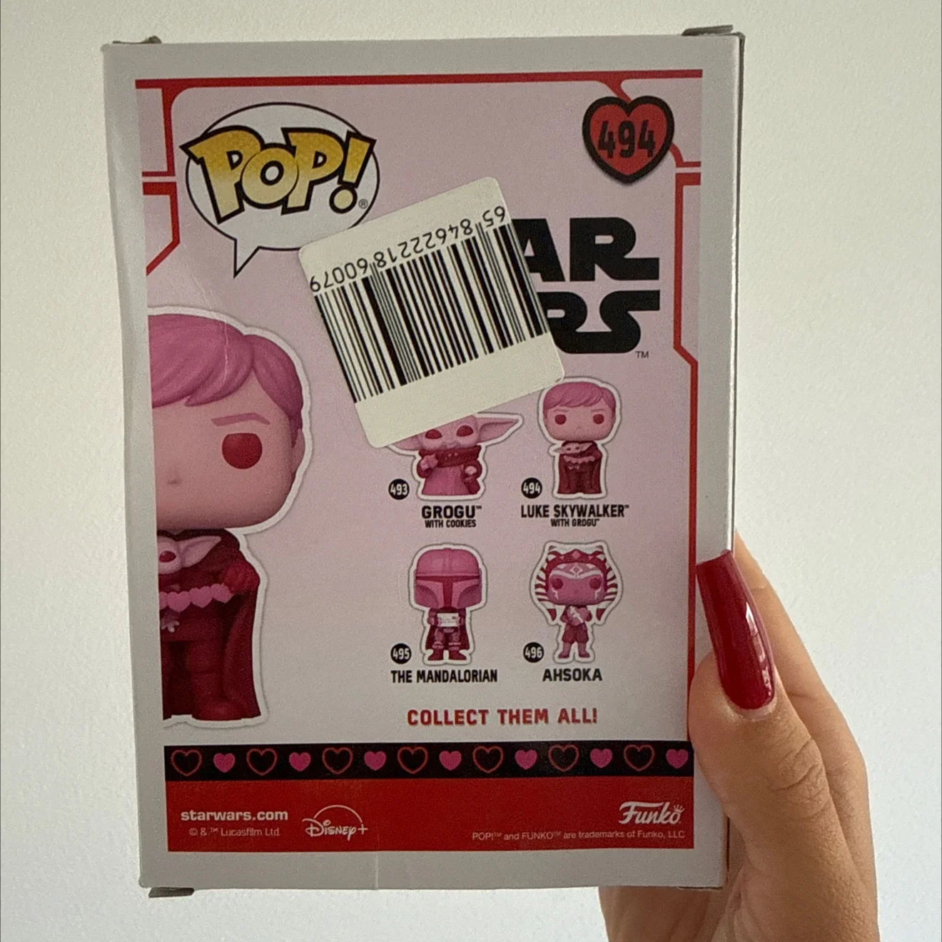 Funko pop Luke skywalker with grogu 494 - миниатюра 4