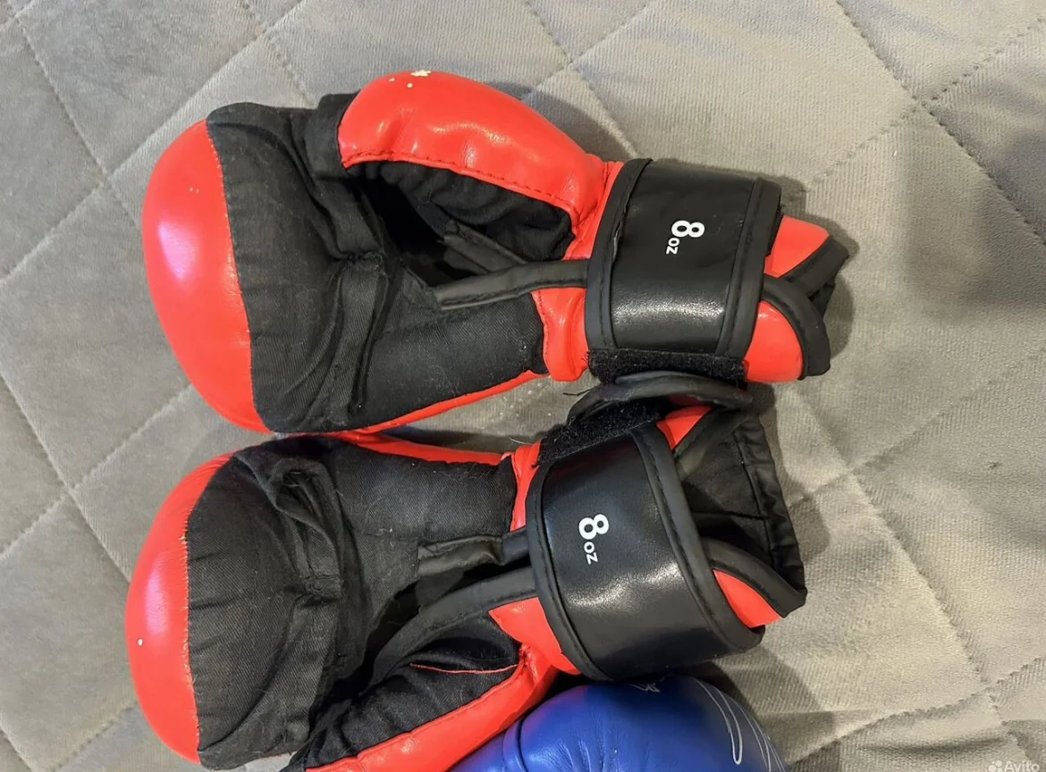 Перчатки рэй спорт 6oz 8oz для рукопашного боя - миниатюра 3