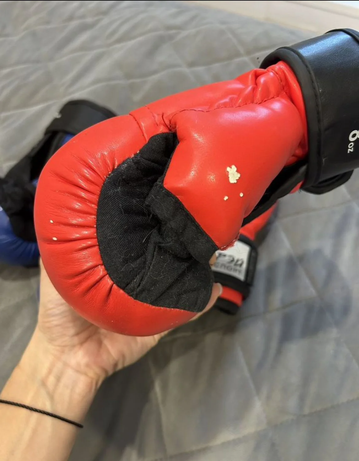 Перчатки рэй спорт 6oz 8oz для рукопашного боя - миниатюра 5