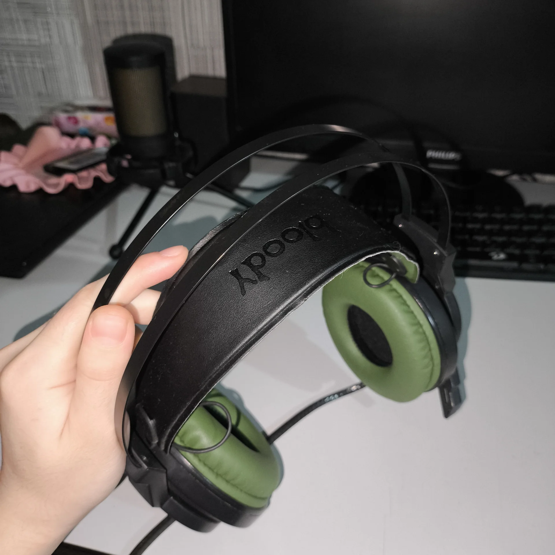 Игровые наушники A4Tech Bloody J450 с микрофоном - изображение 1