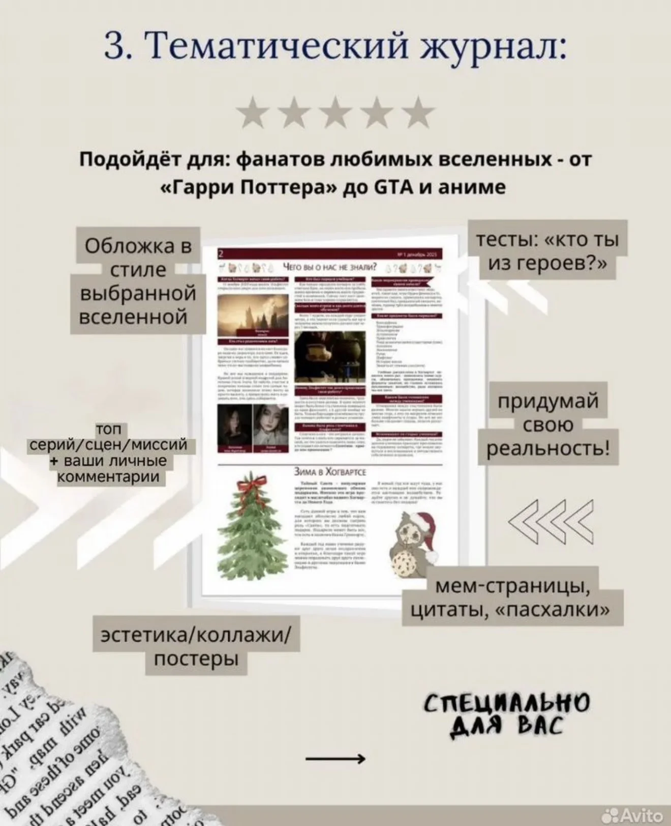 Персональный журнал на заказ подарок - миниатюра 9
