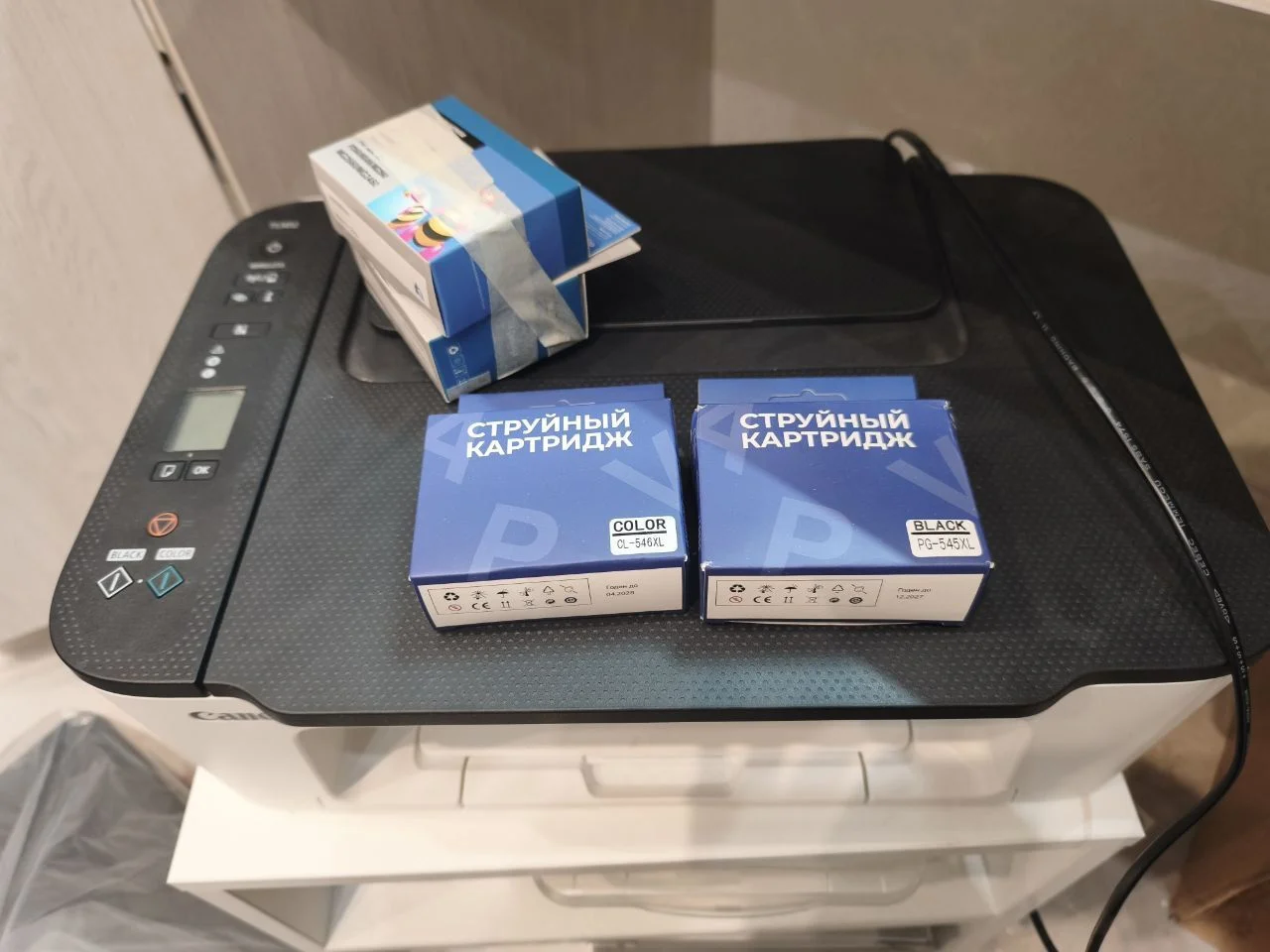 Canon TS3452 МФУ для дома, новый комплект картридж - миниатюра 2