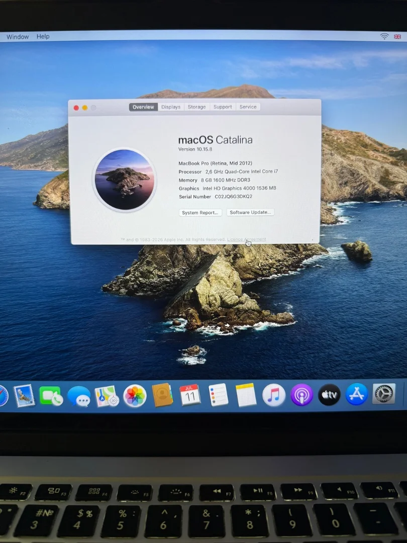 Macbook Pro 15 mid 2012 retina - миниатюра 6