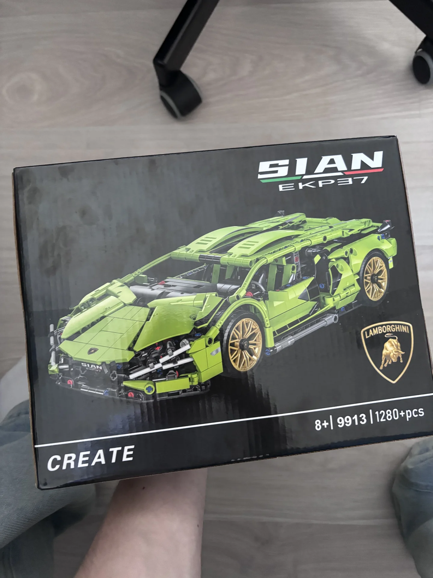 Конструктор lamborgini Sian -1280 деталей - миниатюра 2
