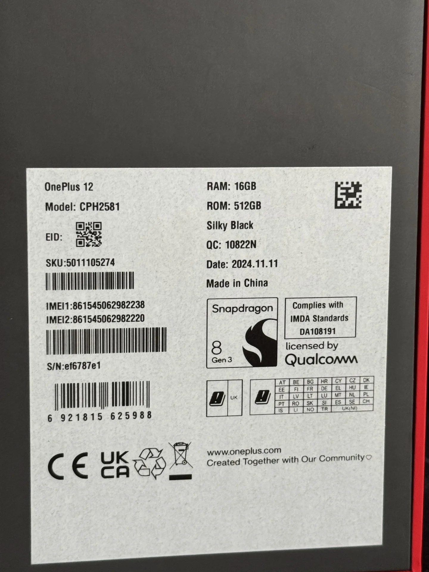 OnePlus 12 global - миниатюра 3