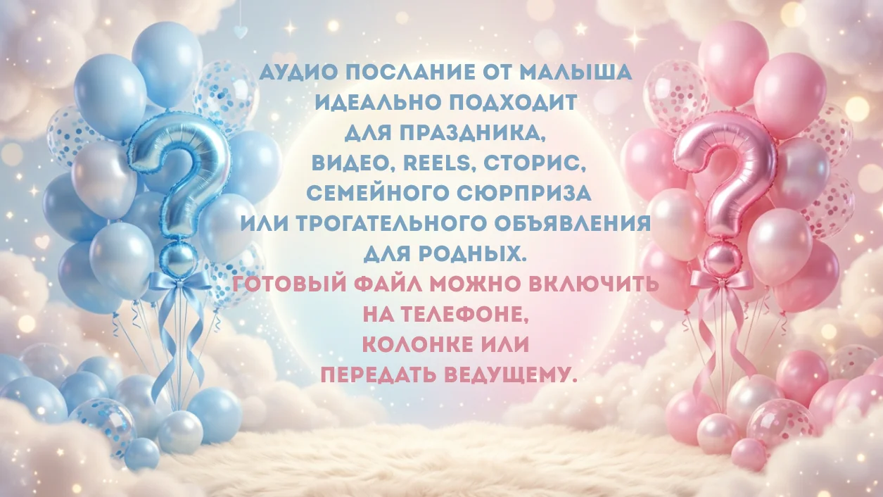 Голос малыша для гендер пати - миниатюра 6