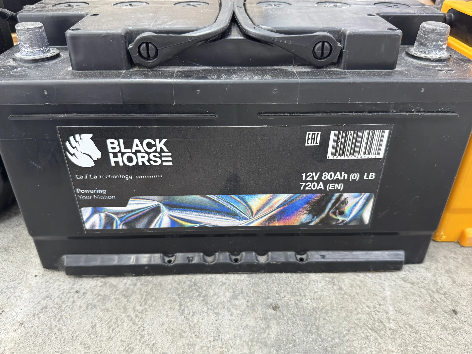 Аккумулятор 12V 80ah 720A Black Horse