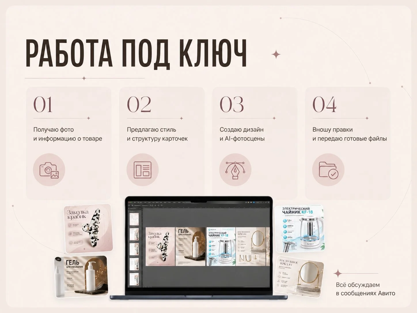Карточки для WB и Ozon / дизайн и инфографика - миниатюра 7