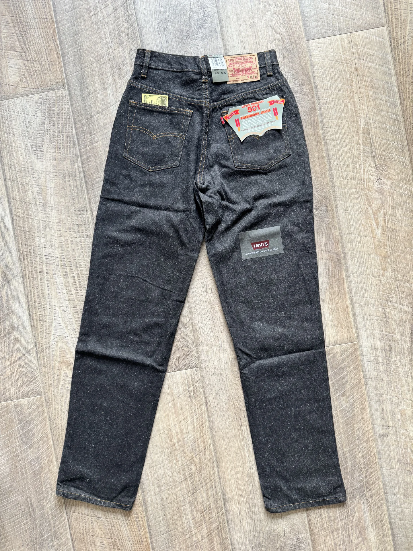 Винтажные джинсы Levis 501 - миниатюра 3