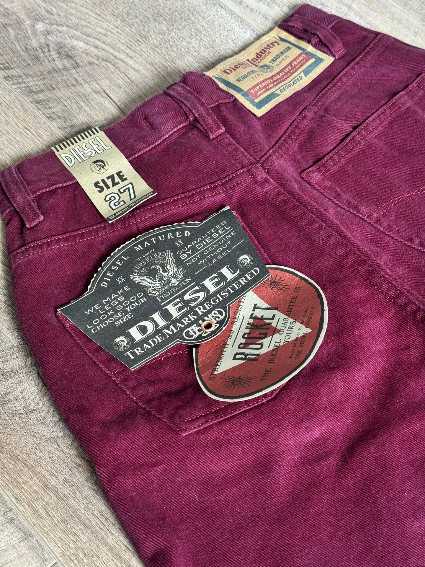 Винтажные джинсы diesel - миниатюра 7
