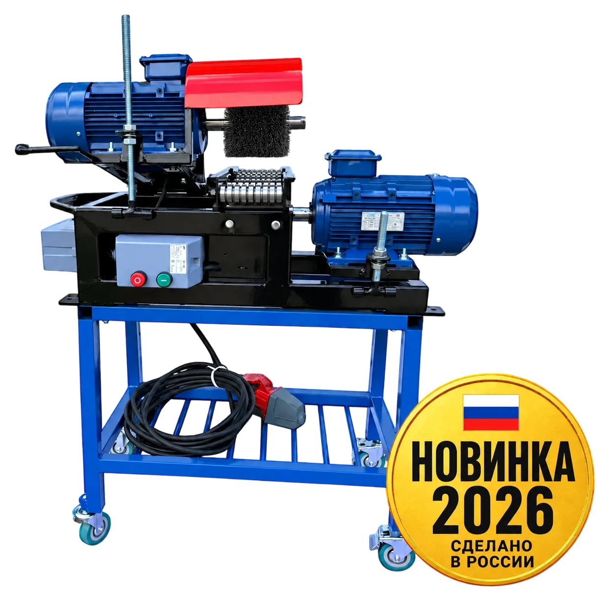 Разборный станок ЭСК 100/2 для сатинирования металла - миниатюра 3