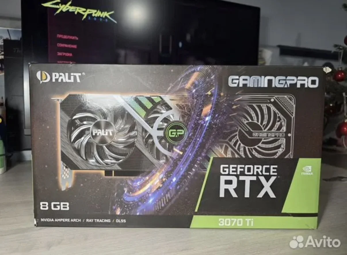 Видеокарта Palit GeForce rtx 3070ti 8 gb