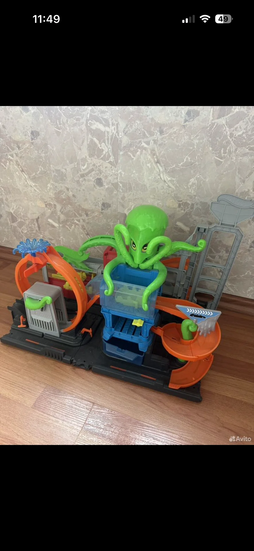 Автомойка трасса hot wheels осьминог - изображение 1