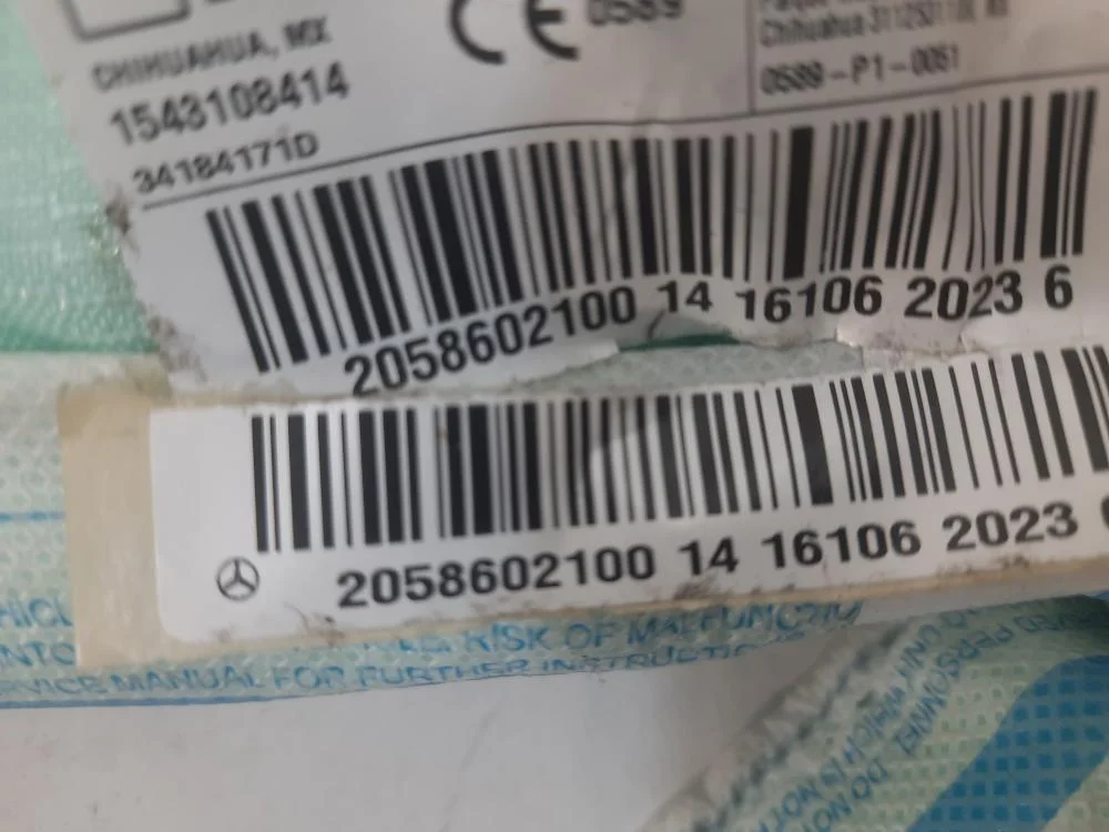 Подушка безопасности боковая - шторка Mercedes-Benz C-класс W205/S205/C205/A205 (2014—2018) - миниатюра 8