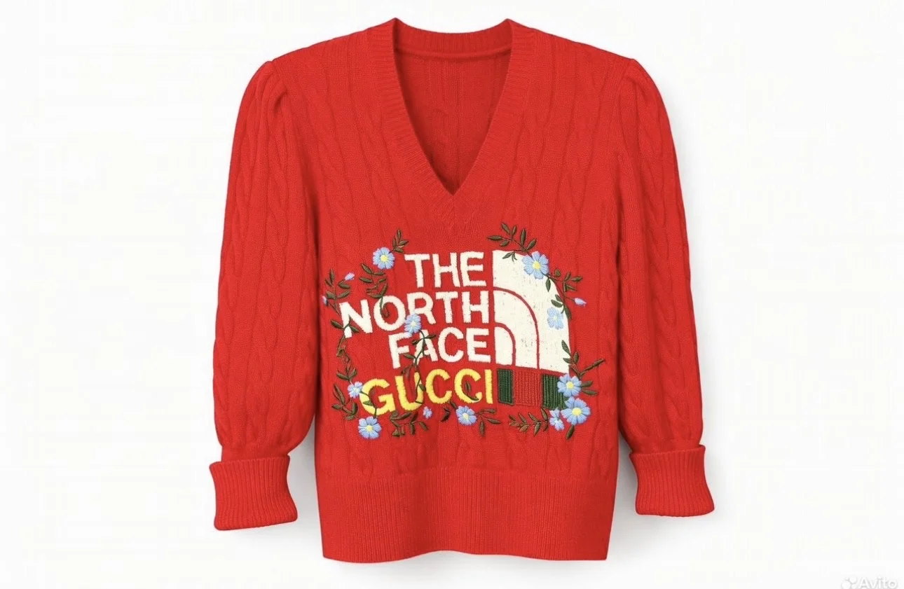 Женский свитер The North Face Gucci оригинал