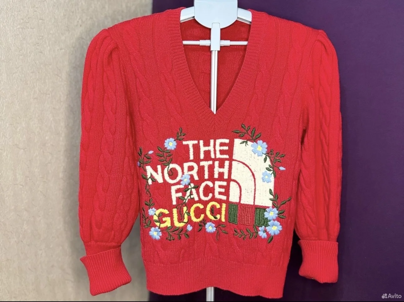 Женский свитер The North Face Gucci оригинал - миниатюра 2