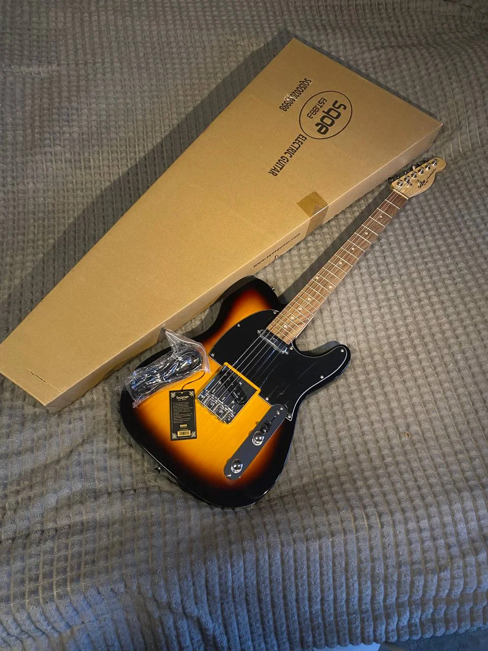 Электрогитара SQOE Setl300 sunburst - изображение 1