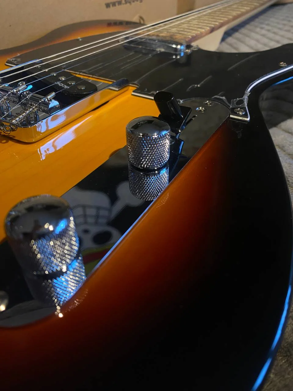 Электрогитара SQOE Setl300 sunburst - миниатюра 3