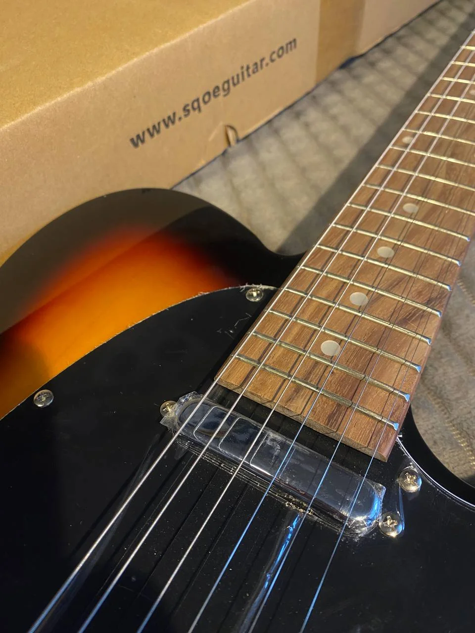 Электрогитара SQOE Setl300 sunburst - миниатюра 4