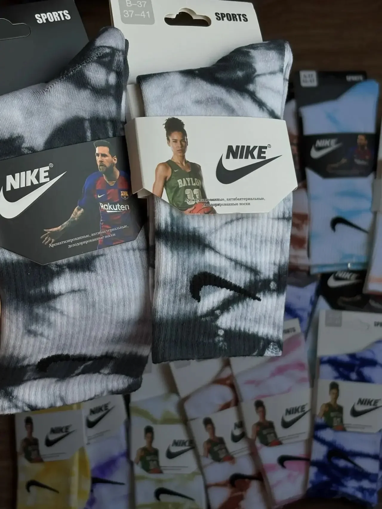 носки Nike тай дай - миниатюра 3