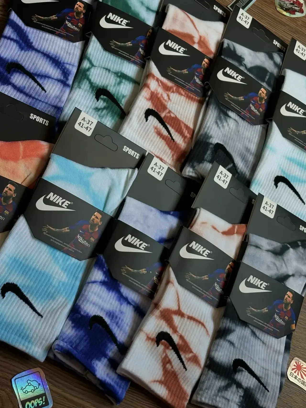 носки Nike тай дай - миниатюра 8