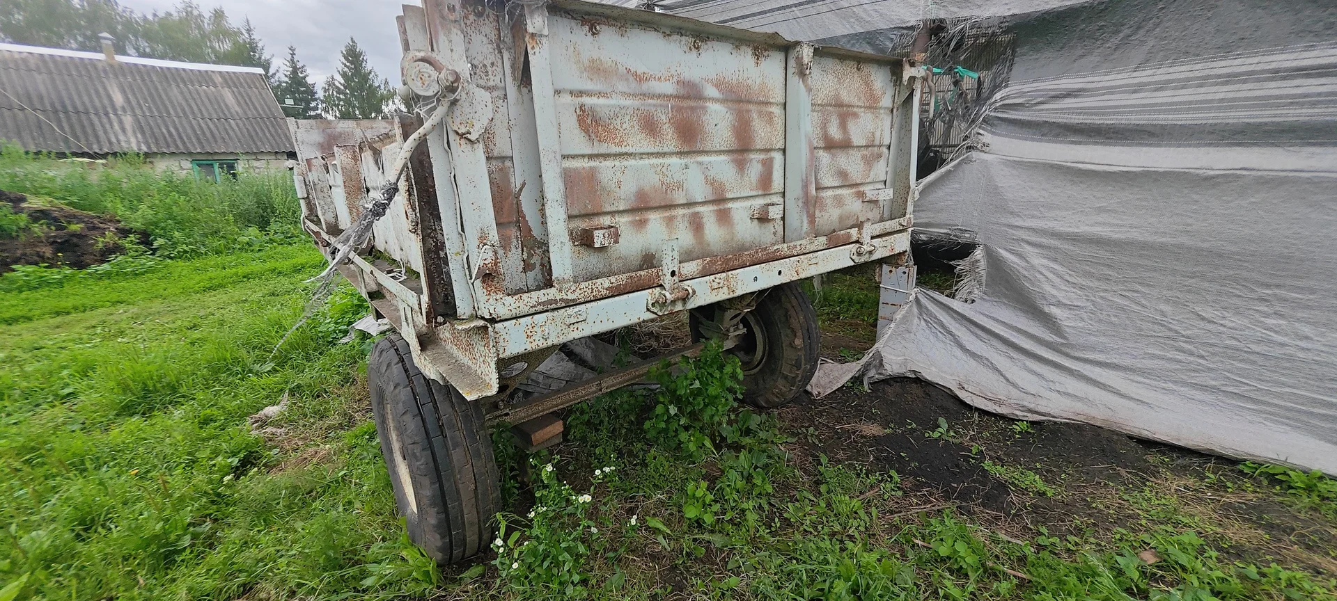прицепы для трактора одноосный и двухосный - миниатюра 5