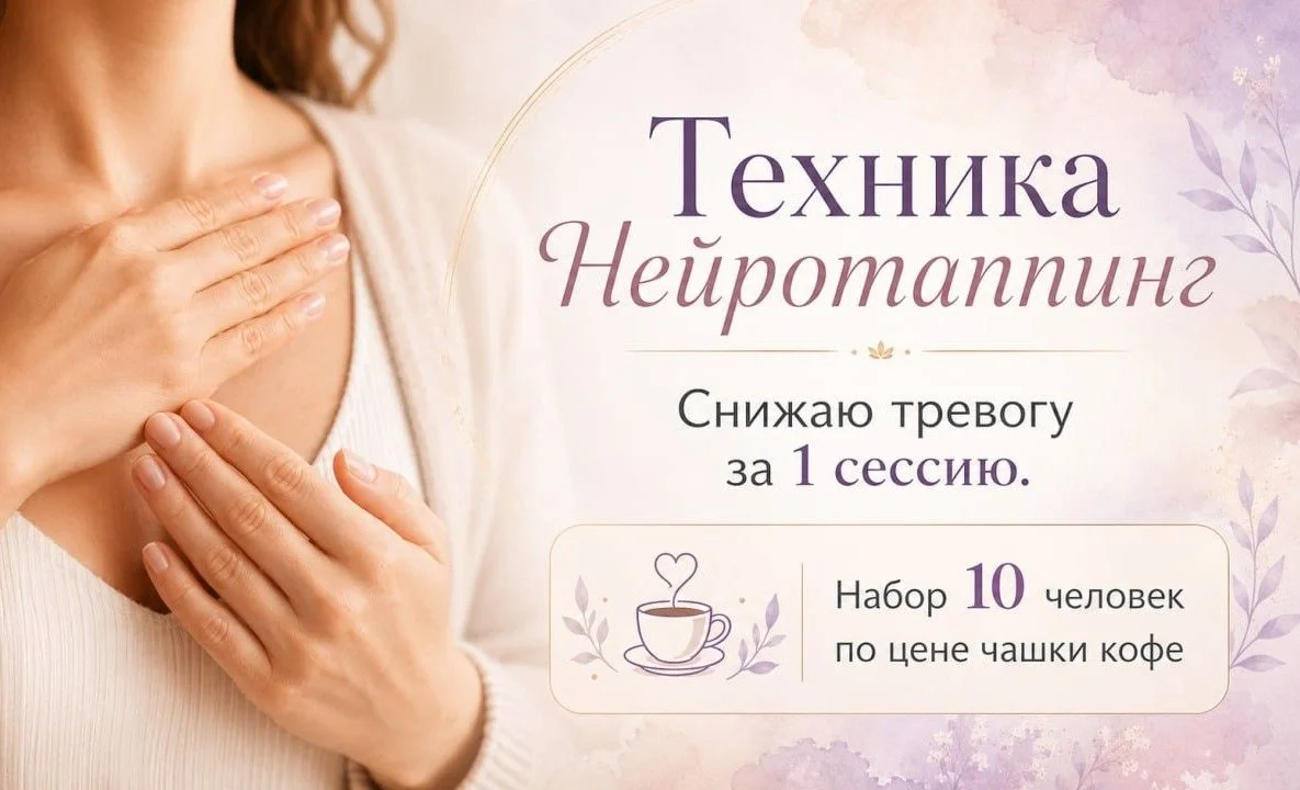 Снижаю тревогу за час онлайн. Телесная терапия - изображение 1