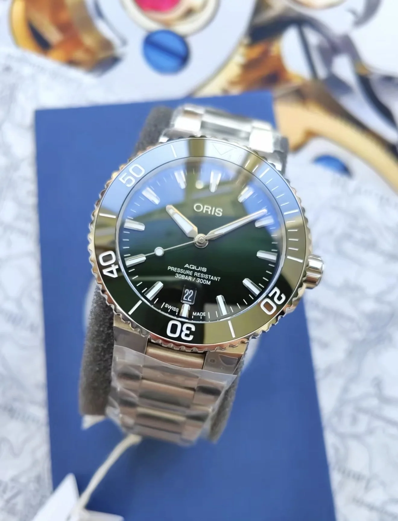 Часы Oris Aquis 01 733 7766 4157 07 8 22 05PEB