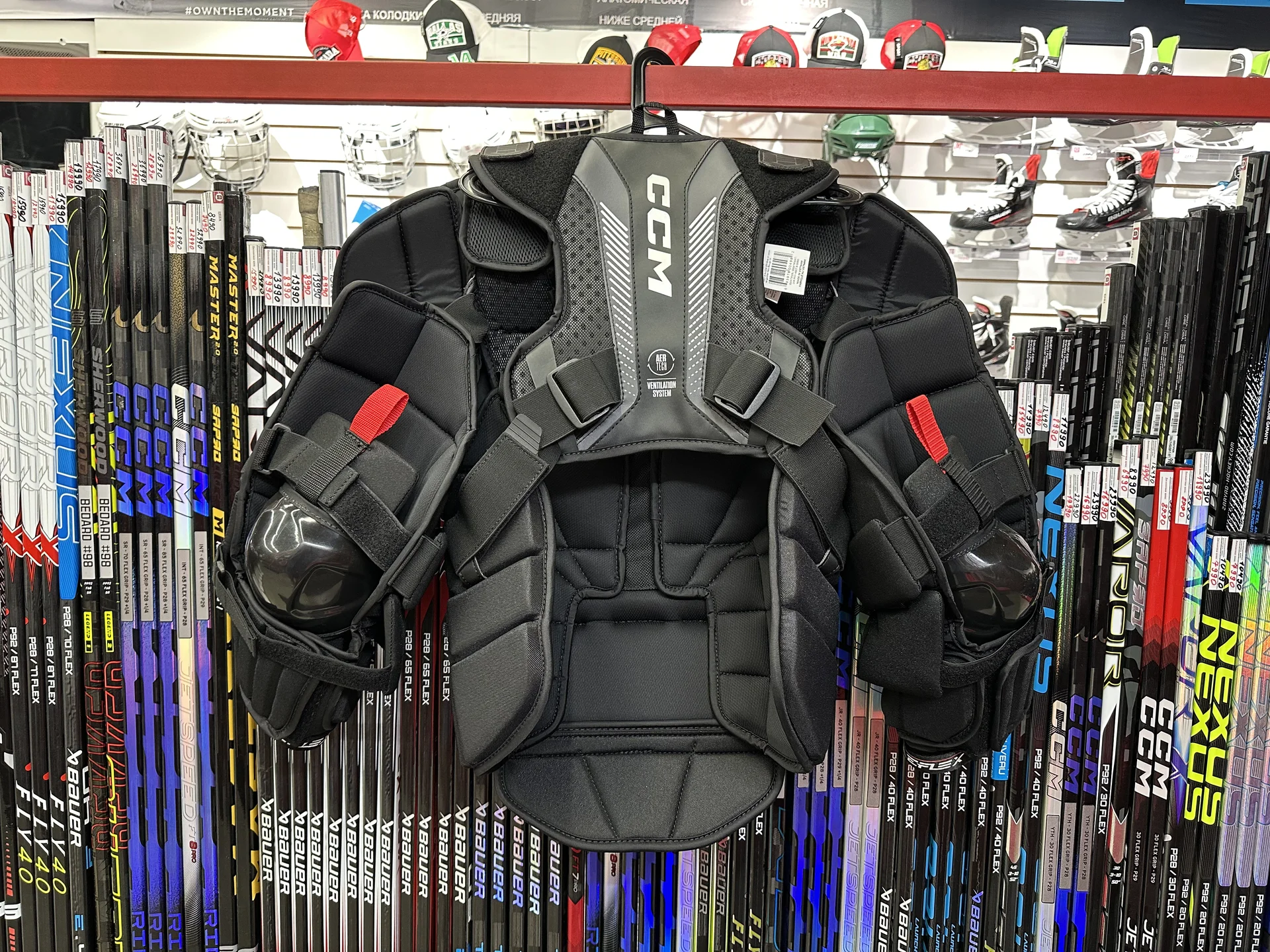 Вратарский Нагрудник CCM eflex 7.9 INT M - миниатюра 5