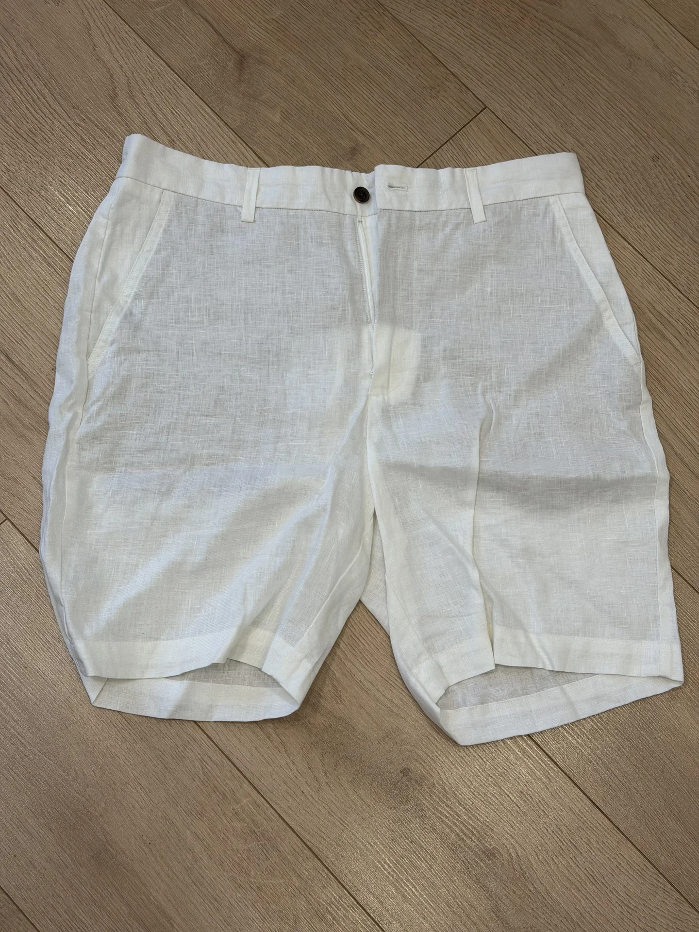 Шорты белые zara - изображение 1