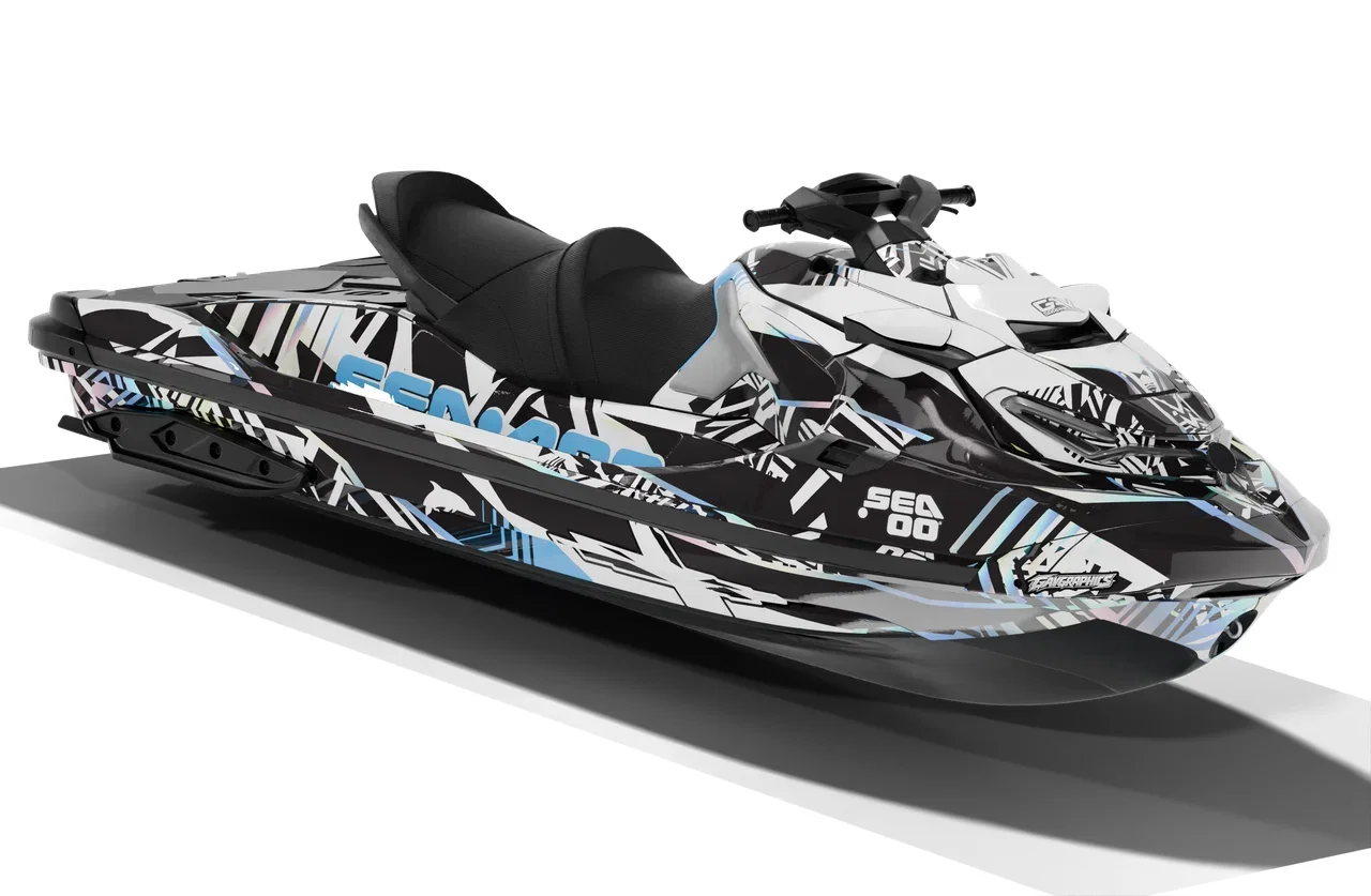 Комплект наклеек на гидроцикл SEA-DOO GTX - миниатюра 5