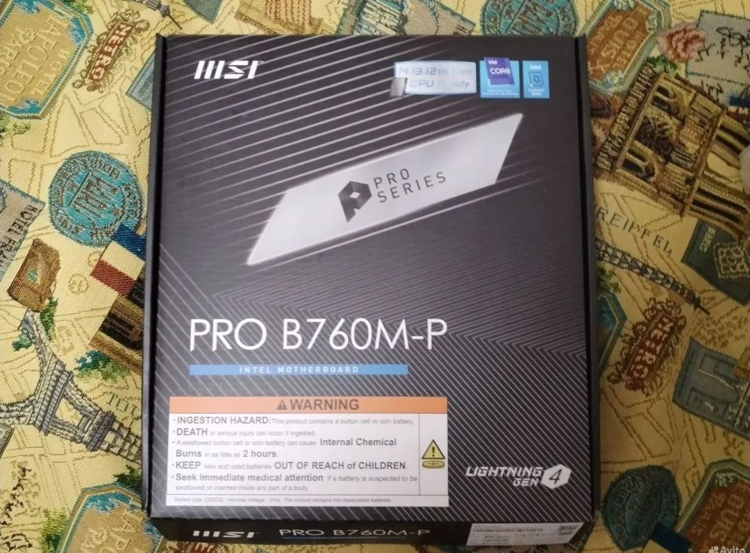 Материнская плата MSI PRO B760M-P - изображение 1