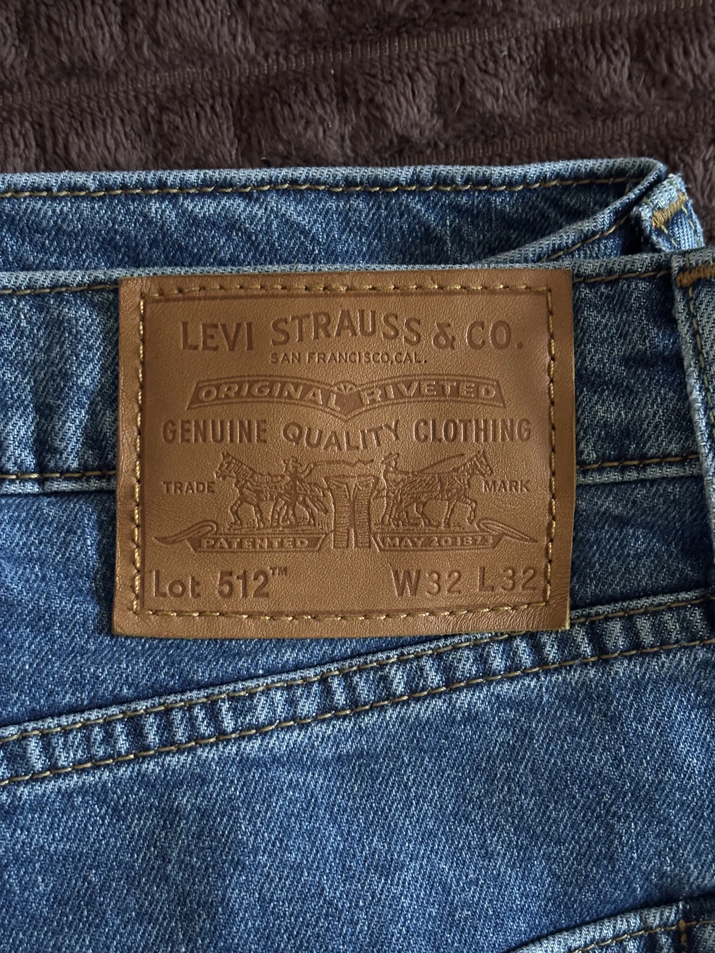 Джинсы Levis 512 - миниатюра 3