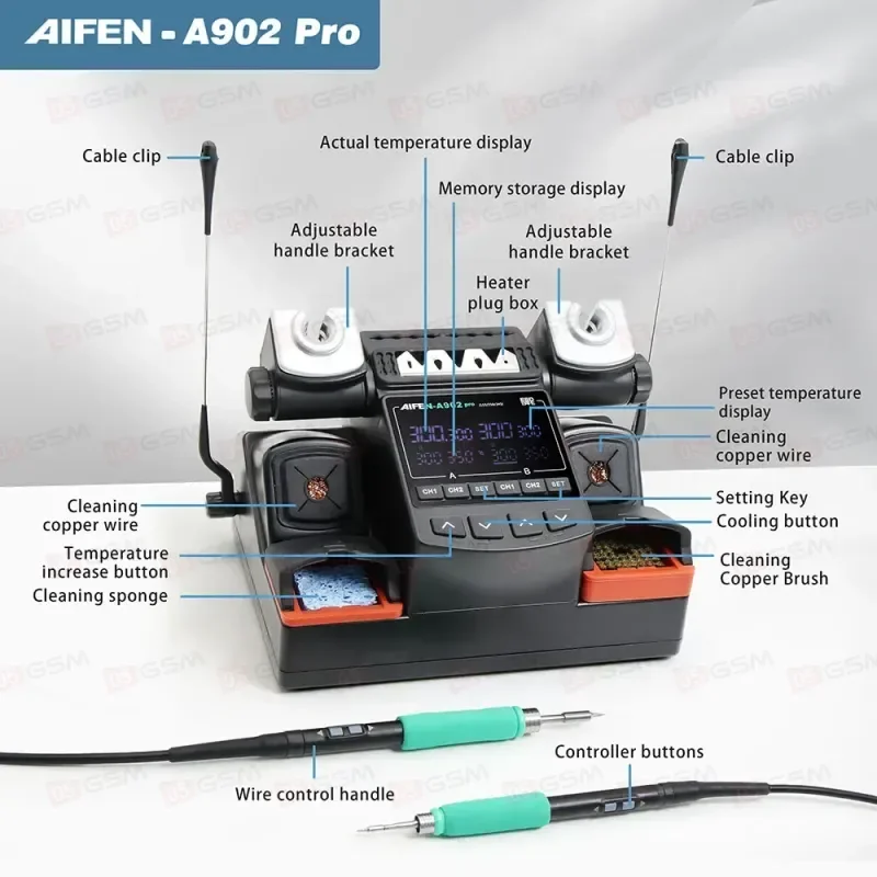 Паяльная станция Aifen A902 Pro - миниатюра 2