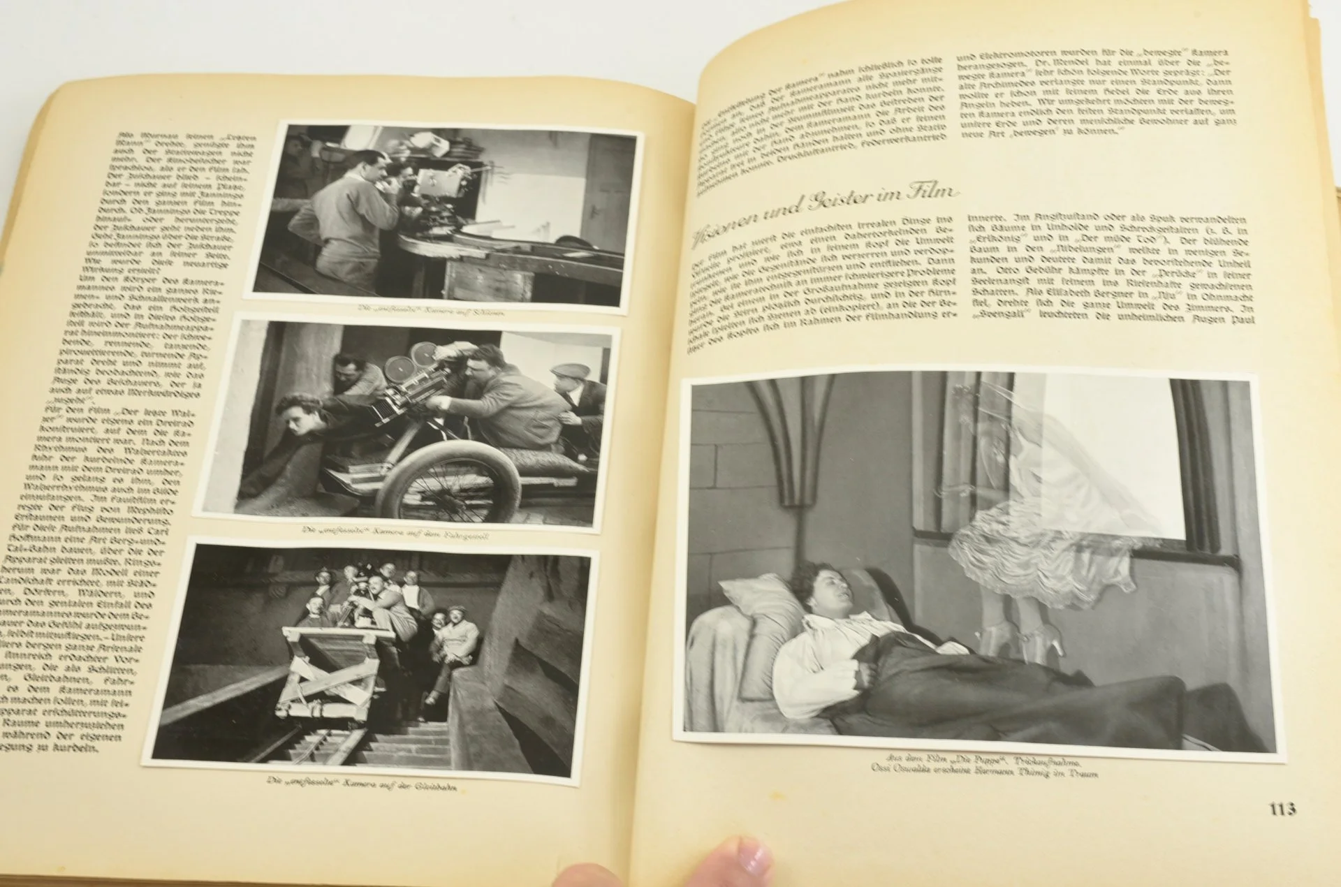 Старинный альбом книга "Vom werden deutscher Filmkunst" 1935 - миниатюра 4