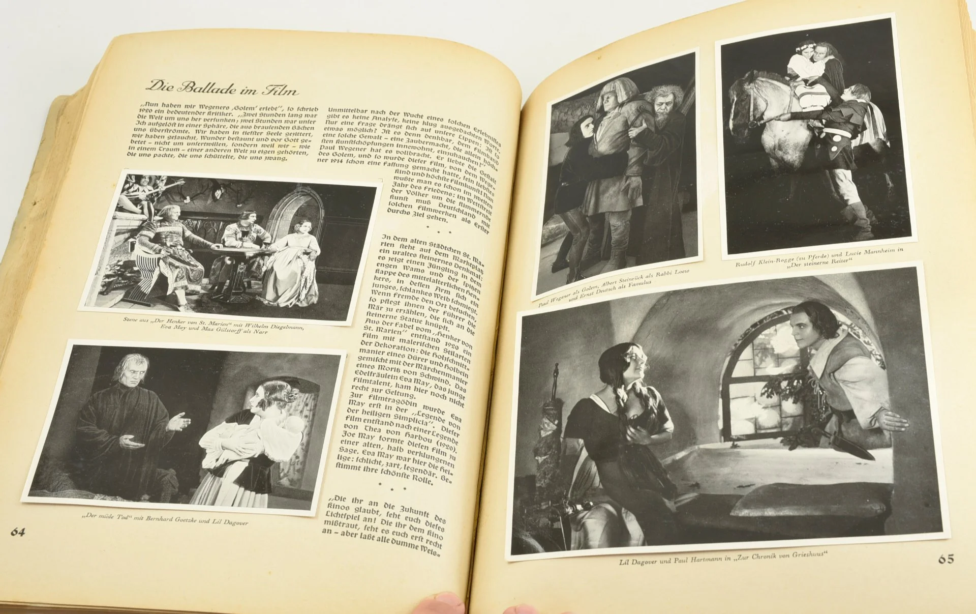 Старинный альбом книга "Vom werden deutscher Filmkunst" 1935 - миниатюра 6