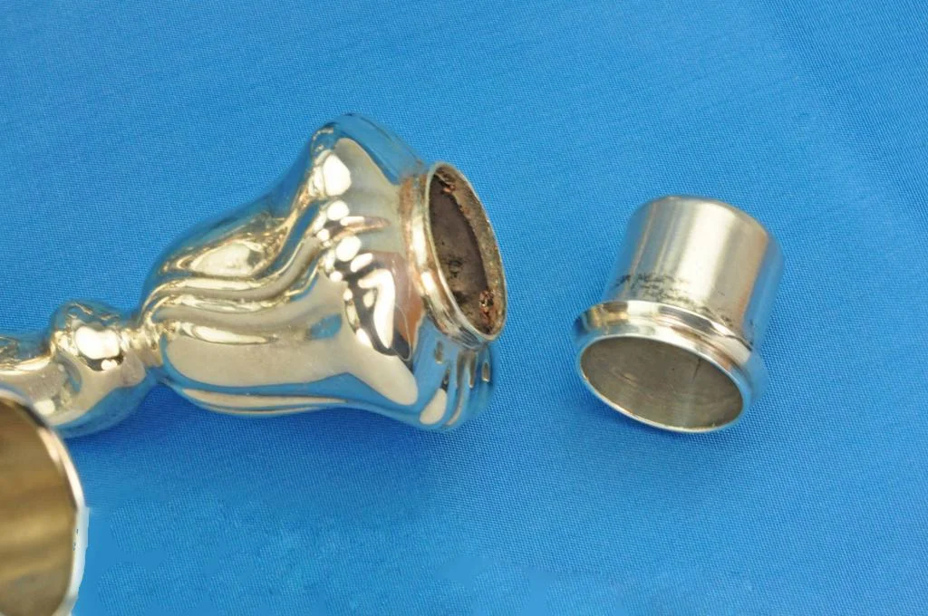 ПОДСВЕЧНИК серебро 835 пробы Германия - миниатюра 7