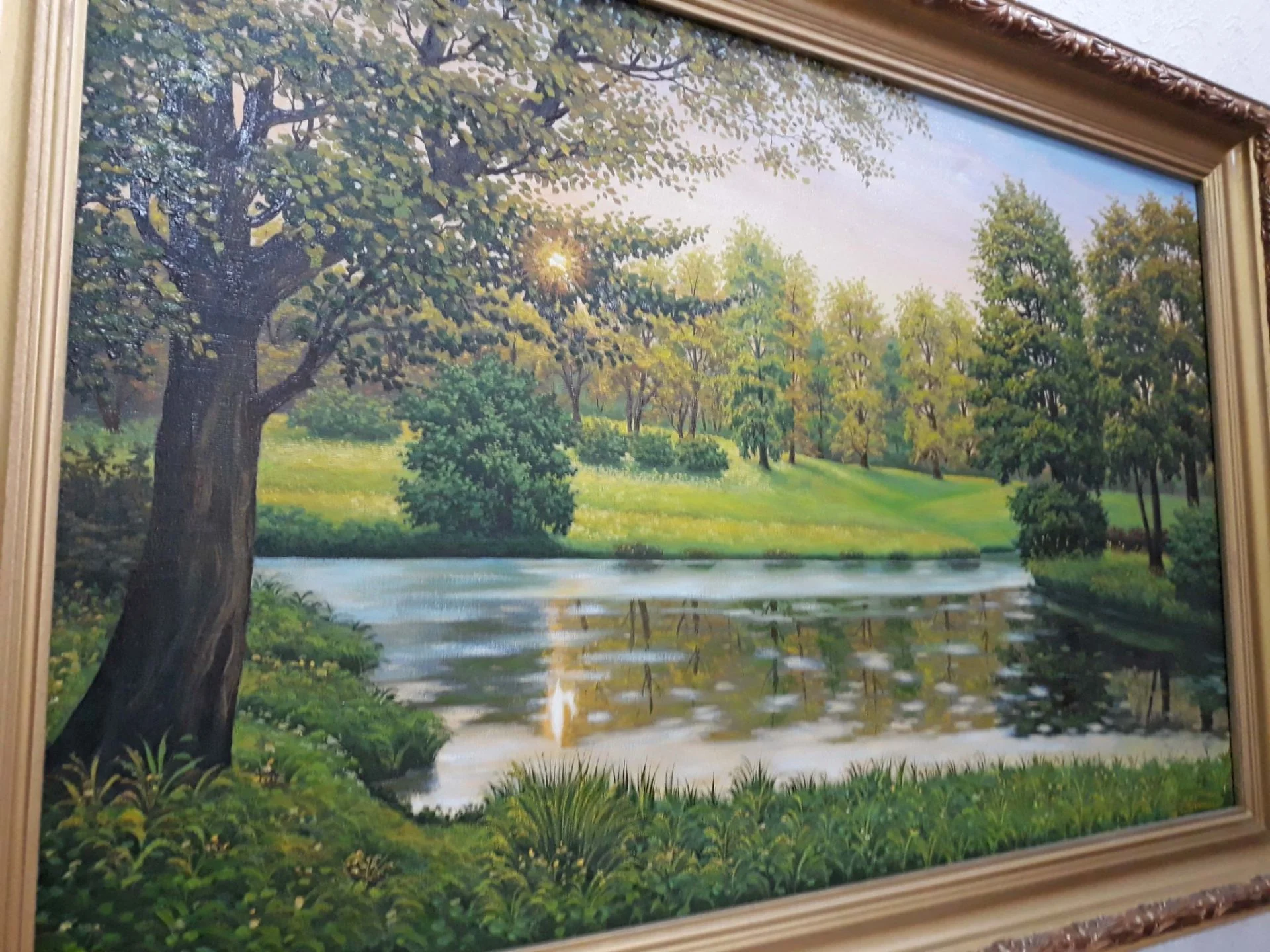 ПЕЙЗАЖ масло холст - миниатюра 5